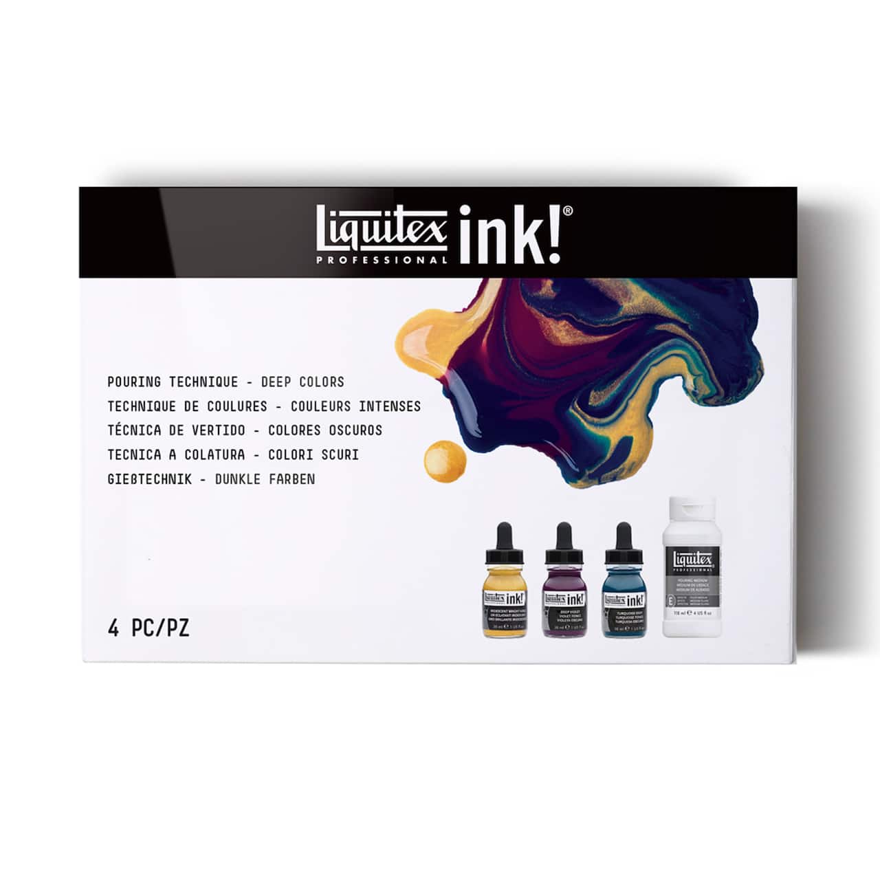 Liquitex® Professional Deep Colors Pouring Technique Set